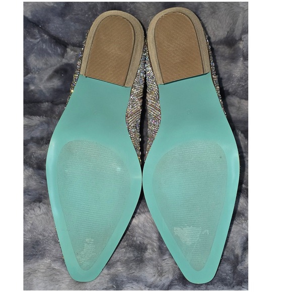 NWB Betsey Johnson Womens SB-EMORY Rhinestone Western Ankle Boots Size 10 - Picture 6 of 8